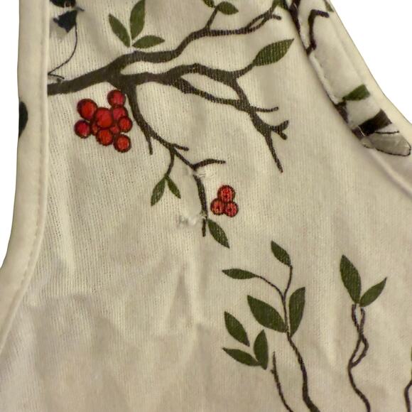 Vermont Country Store 3-Pc Portuguese Flannel Pajama Set Winter Cardinal Large - Picture 12 of 12